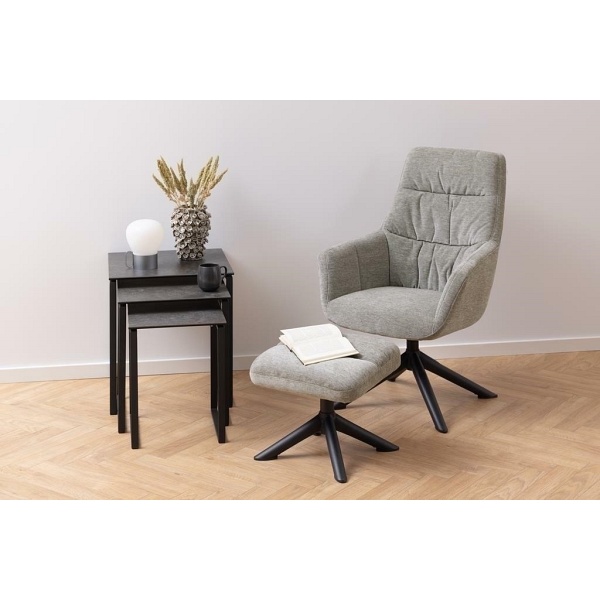 Zestaw stolików Katrine czarny - ACTONA